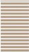 vidaXL Zebra Blind 125x230 cm Polyester Zandbruin