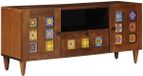 vidaXL TV-kast Walnotenhout 105 x 33 x 46 cm Massief Mango Hout