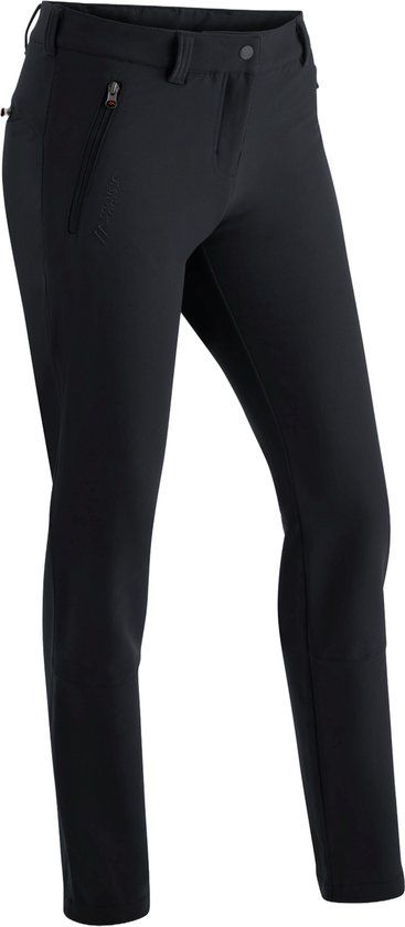 Maier Sports Helga Slim V - Dames Gevoerde broek - Black - Maat 38