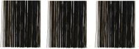 Decoris Sapin de Noël Guirlande Lametta - Tinsel - Noir - 10x Sachet - 40 x 50 cm