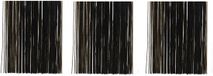 Decoris Sapin de Noël Guirlande Lametta - Tinsel - Noir - 10x Sachet - 40 x 50 cm
