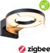 Paulmann LED-wandarmatuur voor buiten Smart Home Zigbee 3.0 Capera Schemergestuurde bewegingsmelder (IR) insectvriendelijk IP44 231 mm Tunable Warm 12,5W 800lm 230V Antraciet Aluminium