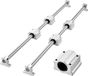 VEVOR Lineaire Geleiders SFC25, 2-Pack 1000 Mm Lineaire Rails & 4 Stuks Schuifblokken