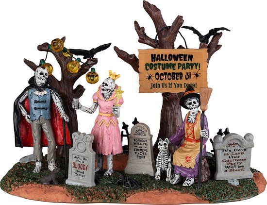 Lemax Graveyard Costume Party