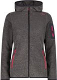 CMP Dames fleece met capuchon 2XL antraciet
