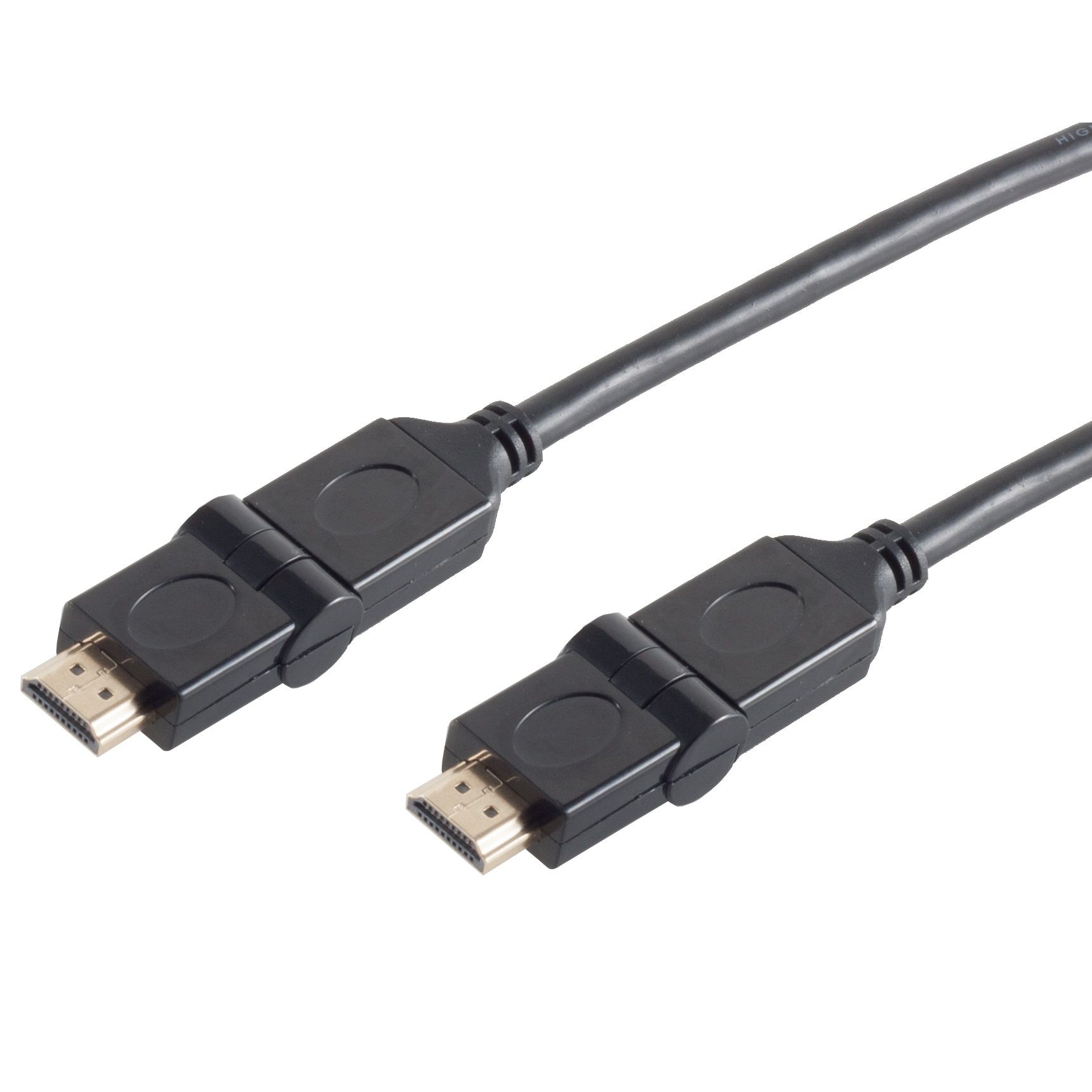 transmedia HDMI kabel met 180 Â draaibare connectoren 5 meter