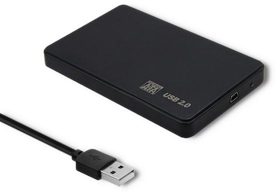 Qoltec Serie - Externe Behuizing - 2.5" SATA3 HDD/SSD - USB 2.0 - Zwart
