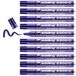 Edding e-2200 Marker, onuitwisbaar, wigvormige punt, 1 tot 5 mm, 10 stuks Paars.