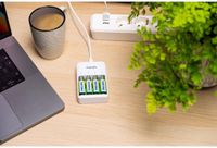 Philips Batterijlader - Incl. Oplaadbare Batterijen - Batterij Oplader voor AA en AAA