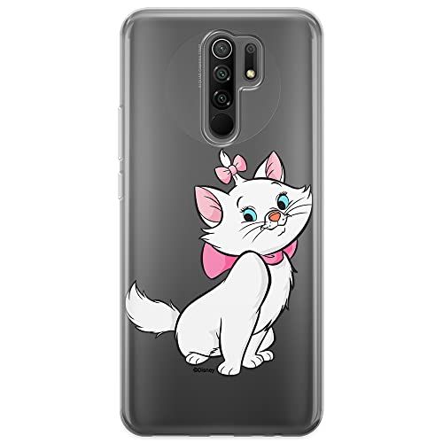 ERT GROUP mobiel telefoonhoesje voor Xiaomi REDMI 9 origineel en officieel erkend Disney patroon Marie 007 optimaal aangepast aan de vorm van de mobiele telefoon, gedeeltelijk bedrukt