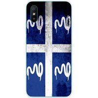 Xiaomi Drapeau martinique bedrukt siliconen hoesje compatibel met Xiaomi Redmi 9A, Xiaomi Redmi 9AT, Xiaomi Redmi 9i