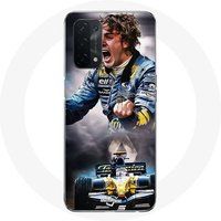 Oppo Etui voor Oppo A74 5G Formule 1 Fernando Alonso F1 coureur Maniacase