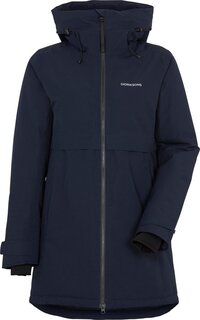 Didriksons HELLE WNS PARKA 6 Dames Outdoorjas - Dark Night Blue - Maat 38 - Dark Night Blue - Dames - Herfst/Winter 2025
