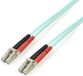 StarTech 5 m 10 Gb Aqua multimode 50/125 duplex LSZH glasvezelpatchkabel LC - LC