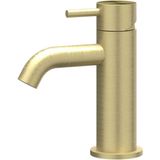 IVY Concord Wastafelkraan - Model S - Geborsteld RVS 316 Mat Goud PVD
