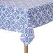 Nydel EUS97053813 tafelkleed 160 x 160 cm, vierkant blauw