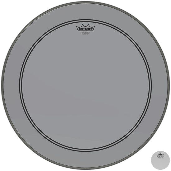 Remo P3-1324-CT-SM Powerstroke P3 Colortone Smoke - Drumhead - 24 inch