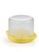 Tescoma 642742 Vitamine Handmatige Citruspers met Reservoir, Filterscheider, Kunststof, 10,5 x 8,5 cm, Geel