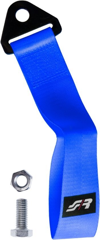 Simoni Racing Sleepoog-Gordel - Blauw - max. 3000kg - Lengte 28cm