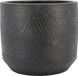 Floran Bloempot Loule - relief - antraciet - 39 x 36 cm