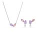Swarovski x Ariana Grande set, Verschillende slijpvormen, Meerkleurig, Rodium toplaag