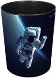 Läufer Astronaut prullenbak, blauw/zwart, 30 cm