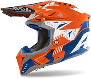 Airoh Aviator 3 Spin Oranje Fluo Mat Offroad Helm Maat S