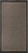 Tapis d'extérieur plat tissé 80x150 cm brun foncé