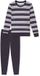 Schiesser Dames Pyjama Badstof Streep Lange Mouwen Ronde Hals 36 Paars