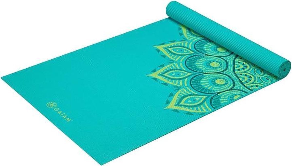 Gaiam Yogamat - Premium Capri - Turkoois