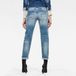 G-Star Kate Boyfriend Wmn Dames Jeans W25 X L34 Katoen Elastaan Lt Indigo Aged