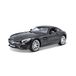 Maisto Mercedes AMG GT: modelauto schaal 1:18, met vering, deuren, kofferbak en motorkap om te openen, klaar model, bestuurbaar, 24 cm, zwart (531398)