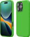 kwmobile telefoonhoesje geschikt voor Apple iPhone 16 Pro - Hoesje met siliconen coating - Smartphone case in limoengroen