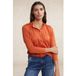 River Woods T-shirt classique manches longues orange taille : L