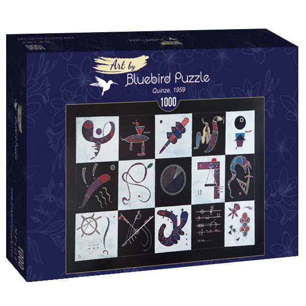 Bluebird Puzzle Kandinsky - Quinze Puzzel (1000 stukjes)