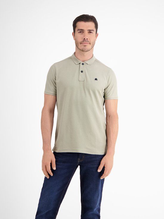 LERROS Poloshirt met COOL & DRY-functie in piquékwaliteit, Maat: L, Kleur: SOFT STONE