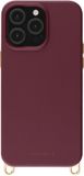 Selencia Hoesje - Geschikt voor iPhone 13 Pro - Rivièra geschikt voor MagSafe Backcover met afneembare haakjes - Choco Brown