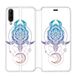 Beschermhoes Wiko Beschermhoes voor Wiko View 4 / View 4 Lite, leer, motief: Dieren, Maori schildpad