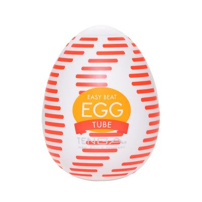 Tenga Egg Wonder Tube - Egg Masturbator - White