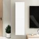 Maison Exclusive - meuble TV, blanc, 30,5 x 30 x 110 cm, panneau de particules