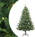 vidaXL Kunstmatige Kerstboom met Ballenset Groen 150 cm