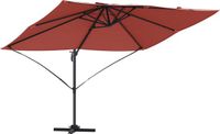 vidaXL Parasol 351 x 250 x 260 cm polyester en aluminium terracotta