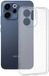 Techsuit Clear Silicone Back Cover Hoesje geschikt voor Oppo Reno15 F/FS - Transparant