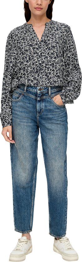 s.Oliver Bloes - 59A6 BLUE - 34 - Unisex - Katoen - Lange mouw