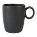 GENEVIEVE LETHU 536545 mok 36 cl aardewerk zwart mat RONDO