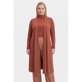 YOEK Plus Size Vest - Brown
