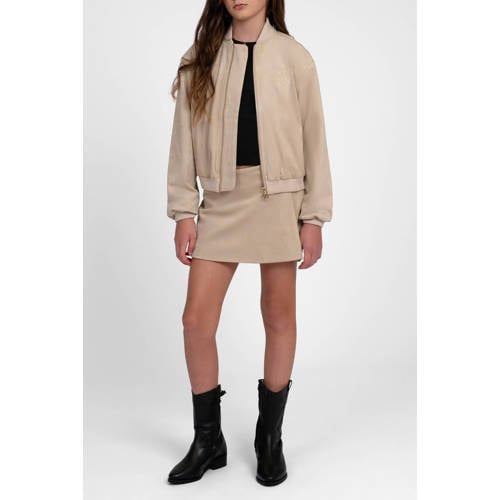 NIK&NIK suède bomberjack - beige