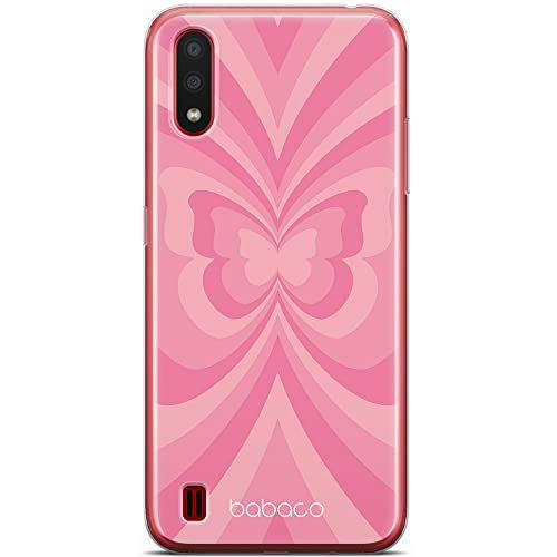 BABACO ERT GROUP Mobiele Telefoonhoesje voor Samsung A01 - Babaco Butterflies 001 - TPU