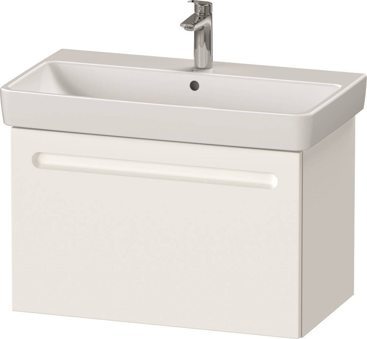 Duravit No.1 Wastafelonderkast 74x42,6x47,8 cm Mat Wit