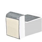 PawHut Tapis à griffer Chat, tapis à griffer, sisal, protection pour canapé, meubles, sol, 2 pièces, 130 x 45 cm, gris